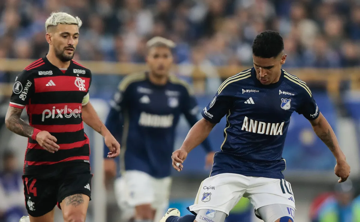 Independiente Medellín x Flamengo: Arrascaeta registra 600% mais gols que Cataño na temporada 2026