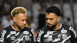 Neymar e Gabigol, atacantes do Santos - Foto: Jota Erre/AGIF