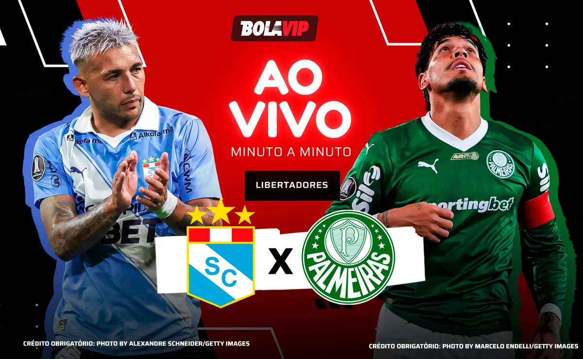 Sporting Cristal (PER) x Palmeiras AO VIVO – Onde assistir jogo em tempo real pela Copa Libertadores