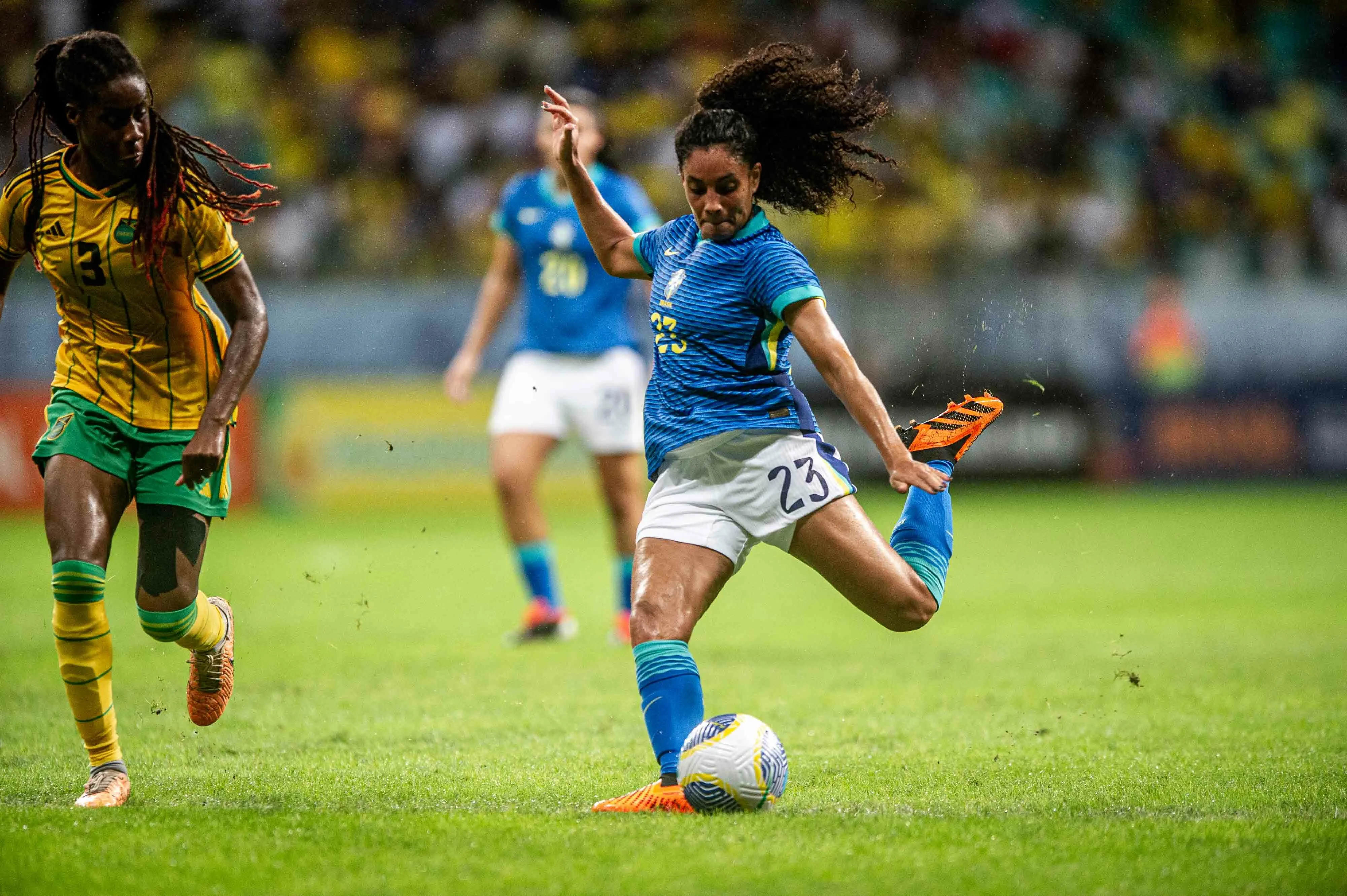 Yasmin pela Seleção Brasileira. Foto: Jhony Pinho/AGIF
