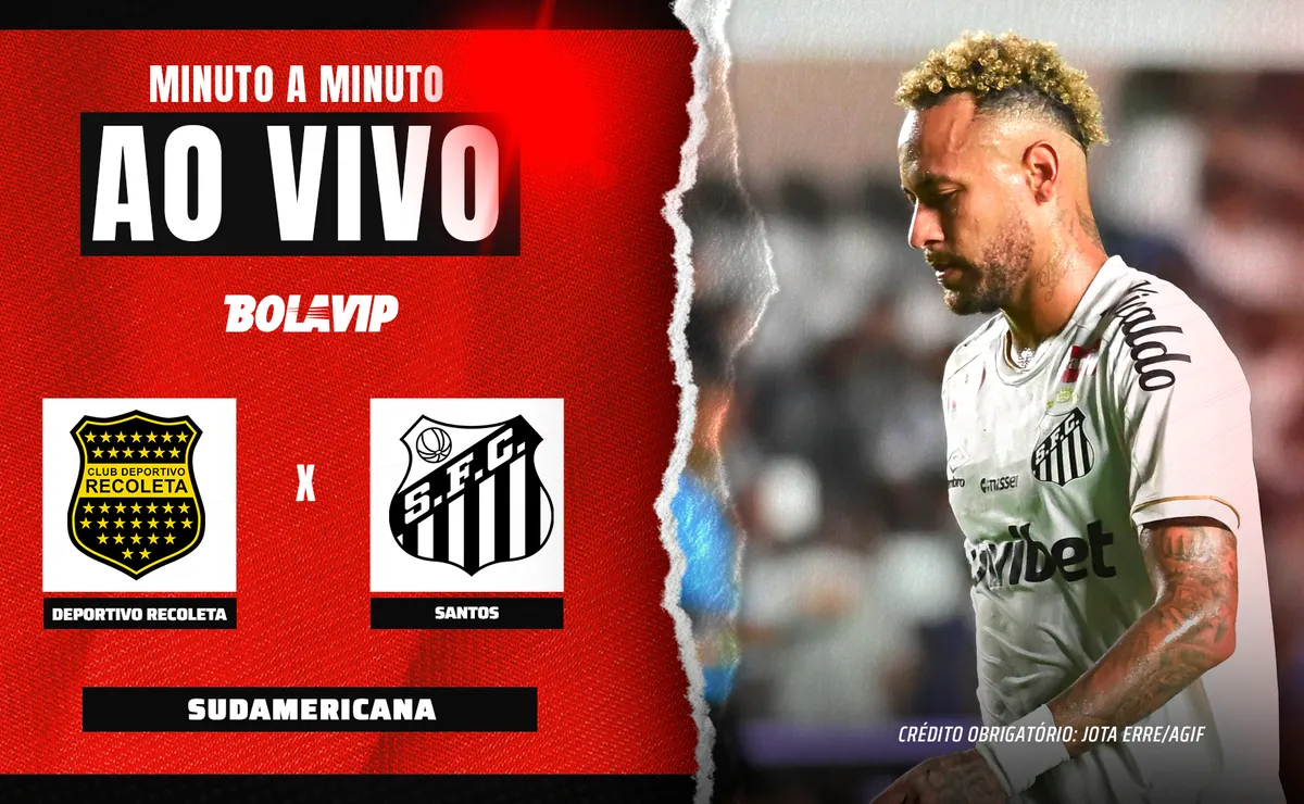 AO VIVO e GRÁTIS -Recoleta 0 x 0 Santos – Copa Sul-Americana 2026