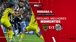 Recoleta 1 x 1 Santos. Foto: Christian Alvarenga/Getty Images