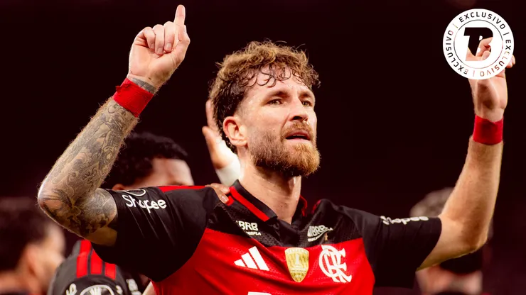 Léo Pereira zagueiro do Flamengo durante partida no Maracanã