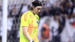 Cássio com a camisa do Cruzeiro.