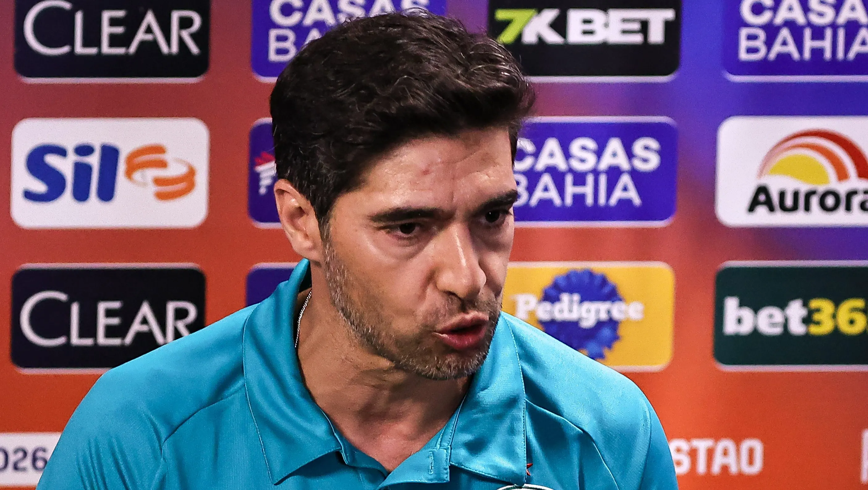 Abel no Palmeiras. Foto: Fabio Giannelli/AGIF