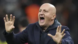 Repetto durante partida entre SCCP x Santa Fe