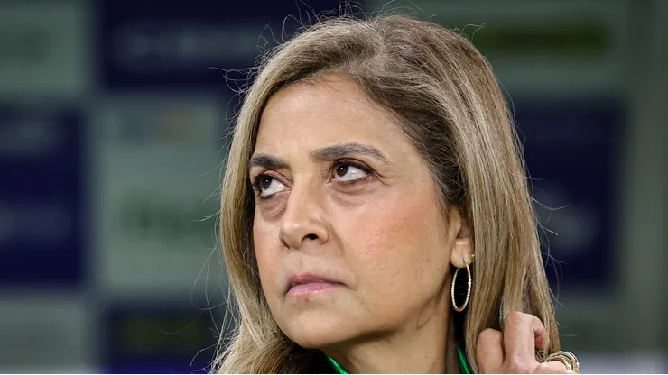 - Leila Pereira presidente do Palmeiras antes da partida contra o Santos