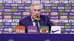 Ancelotti na Seleção Brasileira. Foto: CBF/Flickr