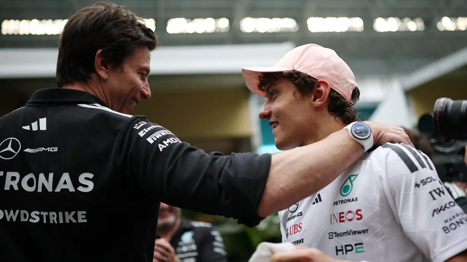 Toto Wolff e Kimi Antonelli