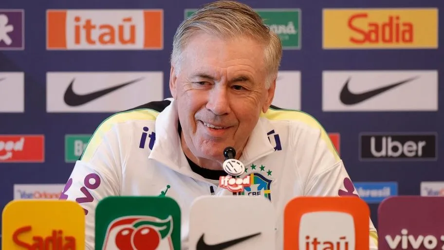 Ancelotti. Foto: Rafael Ribeiro/CBF