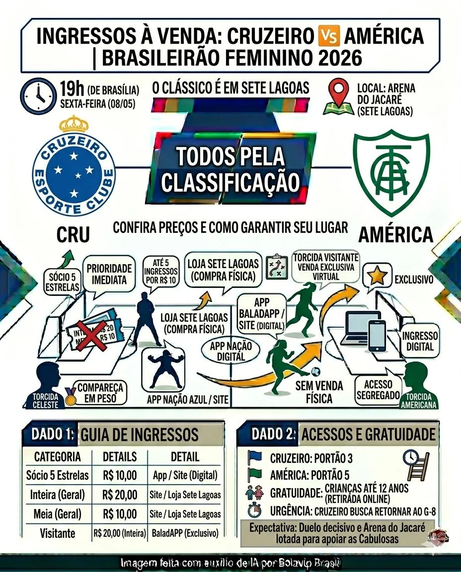Infográfico gerado pelo Gemini AI/Bolavip Brasil