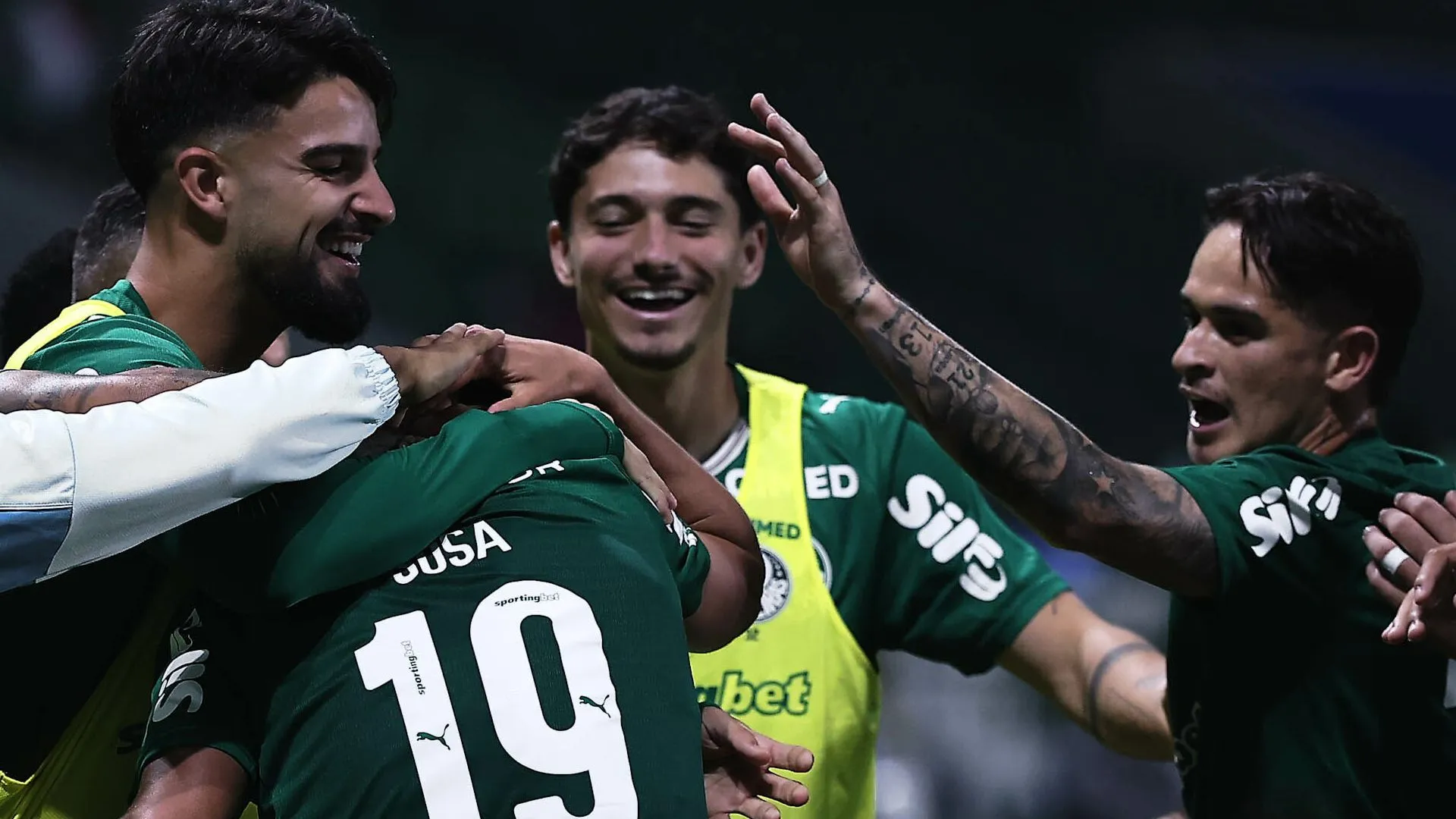 Jogadores do Palmeiras