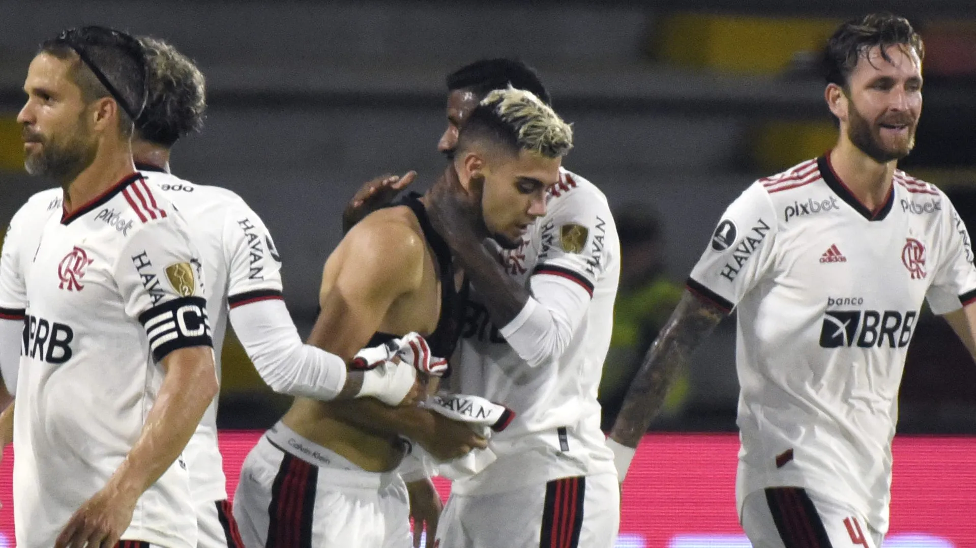 Jogadores do Flamengo