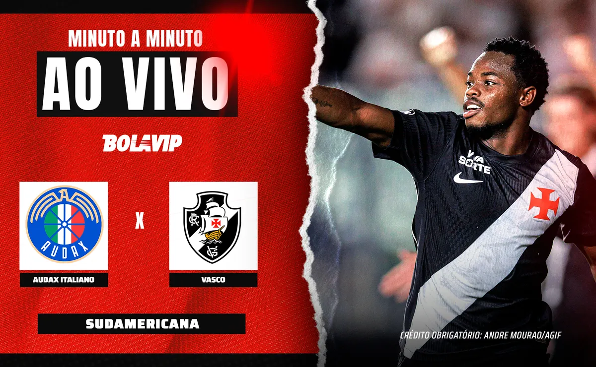 Audax Italiano x Vasco AO VIVO – 1 x 0 – Saldivia marca contra pela Copa Sul-Americana 2026