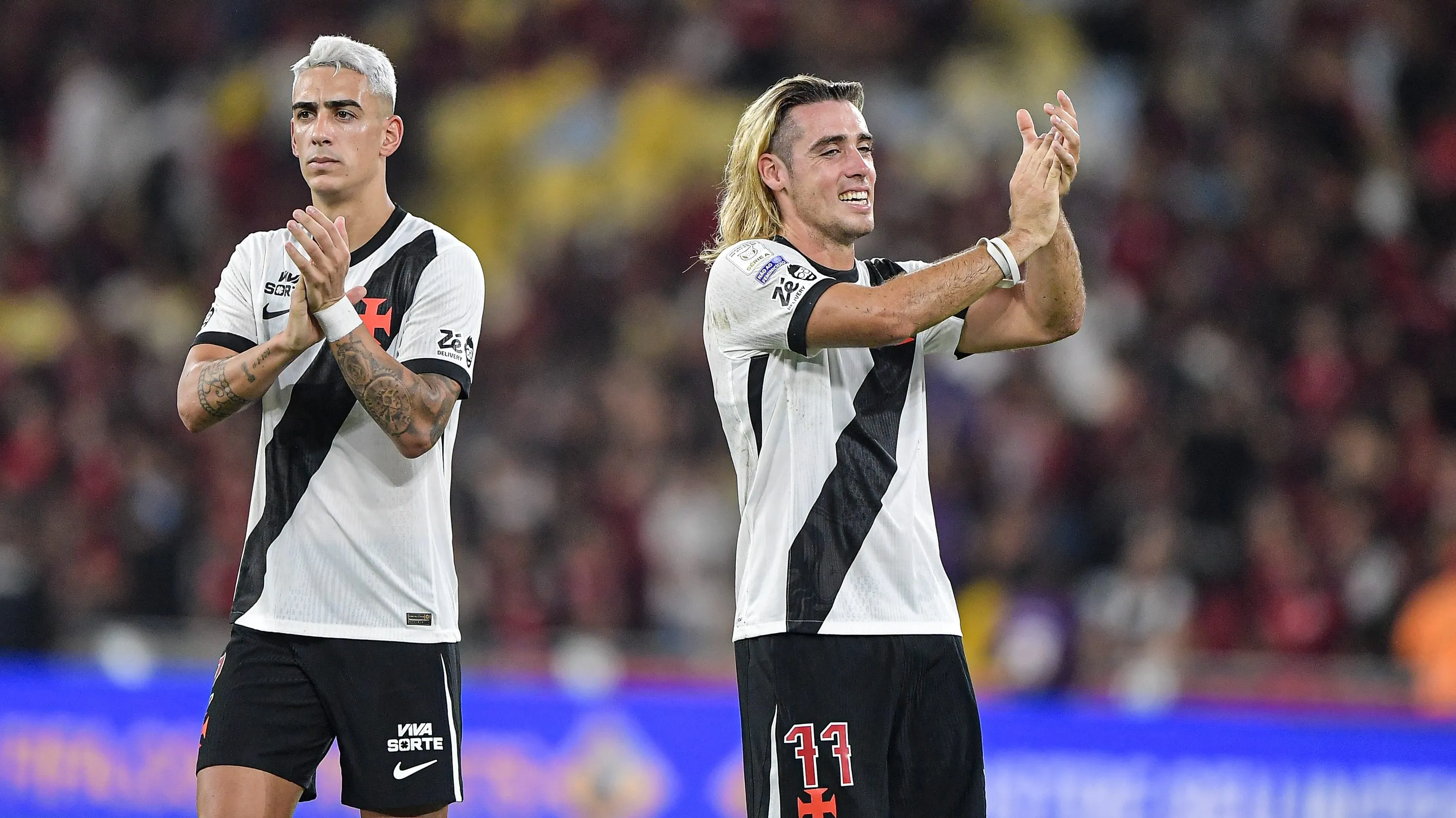 Spinelli jogador do Vasco durante partida contra o Flamengo. Foto: Thiago Ribeiro/AGIF