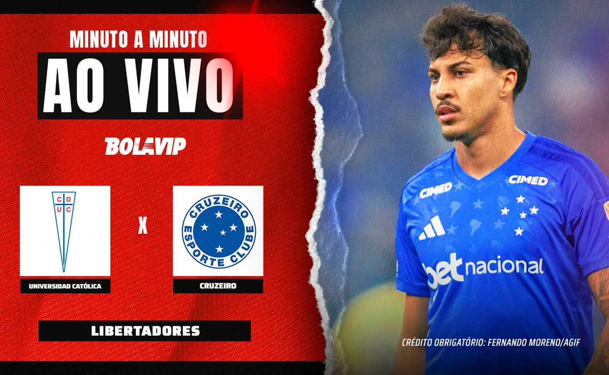 Universidad Católica x Cruzeiro AO VIVO e GRÁTIS – 0 x 0 – Primeiro Tempo em andamento pela Libertadores