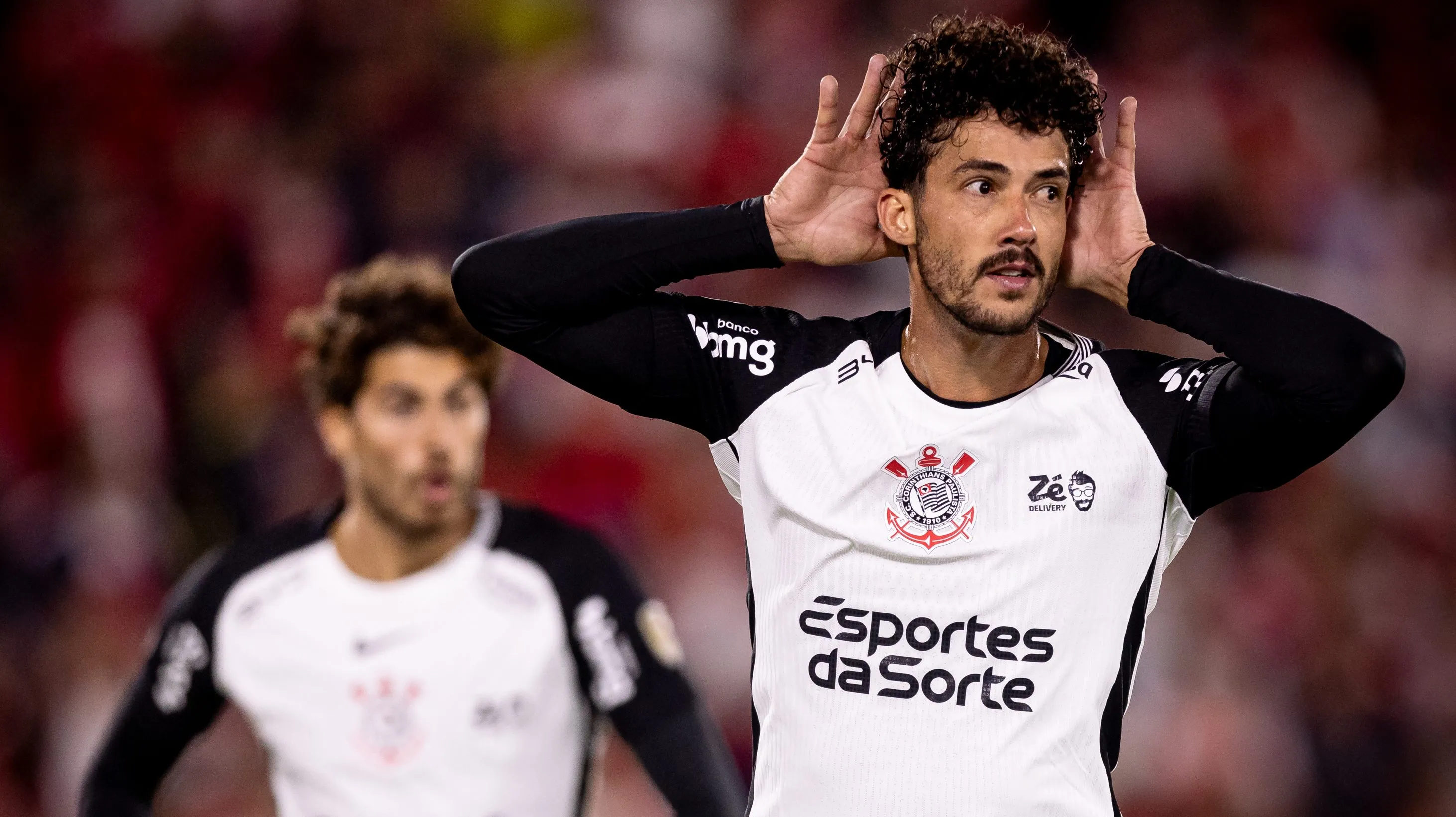 Gustavo Henrique comemora o gol de empate do Timão – Foto: Agência Corinthians – Rodrigo Coca