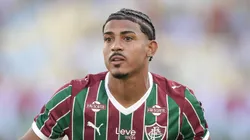 John Kennedy jogador do Fluminense durante partida contra o Athletico-PR no estadio Maracana pelo campeonato Brasileiro A 2026.