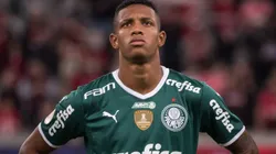 Danilo com o manto palestrino: imagem que deve demorar mais do que o esperado para acontecer - Foto: Robson Mafra/AGIF