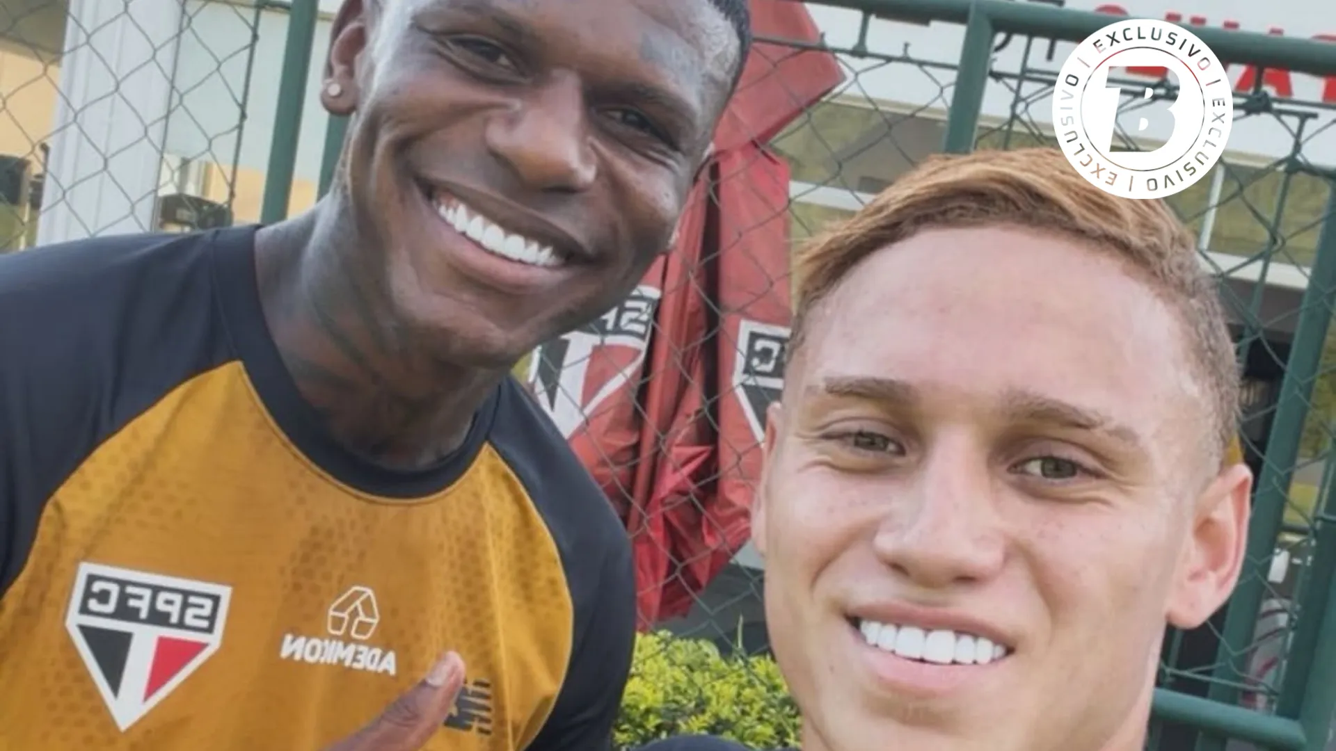 Ambos treinaram no CT – Foto: Reprodução/Instagram/Maik