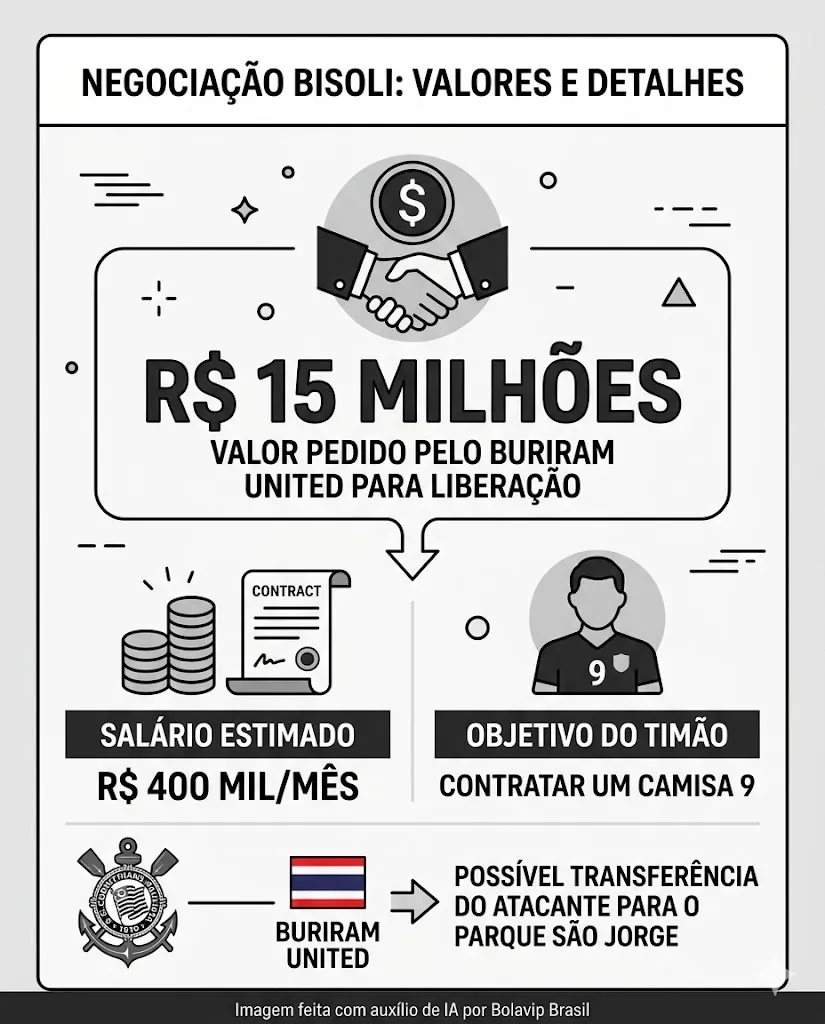 Infográfico - Foto: gerada com auxílio de IA pelo Bolavip Brasil.