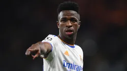 Vinicius Junior jogador do Real Madrid durante partida