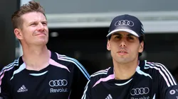 Nico Hulkenberg e Gabriel Bortoleto são parceiros de equipe