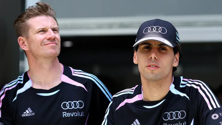 Nico Hulkenberg e Gabriel Bortoleto são parceiros de equipe