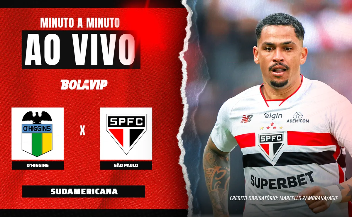 O’Higgins x São Paulo AO VIVO e GRÁTIS – Onde assistir jogo em tempo real pela Copa Sul-Americana