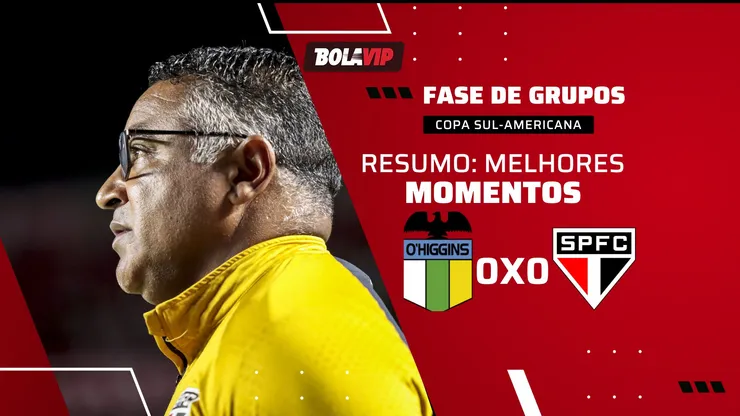 São Paulo suporta pressão do O'Higgins e garante empate em duelo pela Copa Sul-Americana. Foto: Marco Miatelo/AGIF