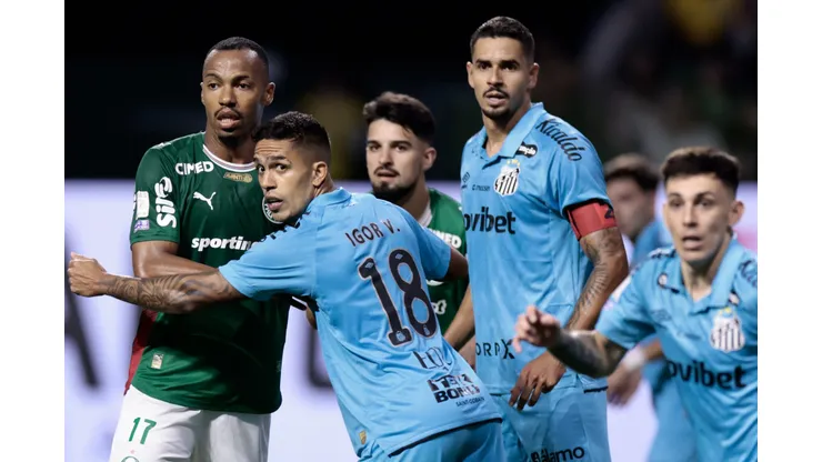 Palmeiras x Santos pelo Brasileirão.