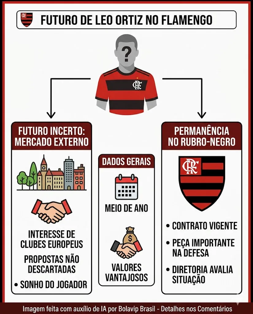 Infográfico - Foto: gerada com auxílio de IA pelo Bolavip Brasil.