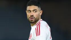 Bruno Tabata jogador do Internacional durante partida contra o Bragantino no estadio Cicero De Souza Marques pelo campeonato Brasileiro A 2025.