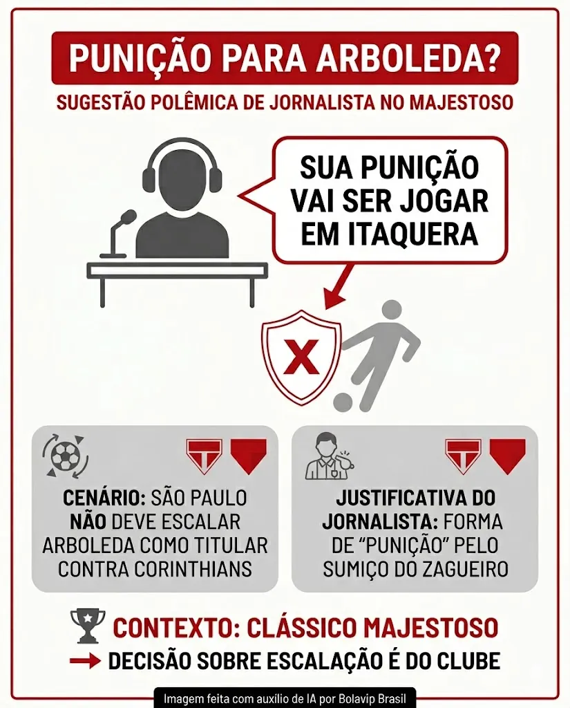 Infográfico - Foto: gerada com auxílio de IA pelo Bolavip Brasil.