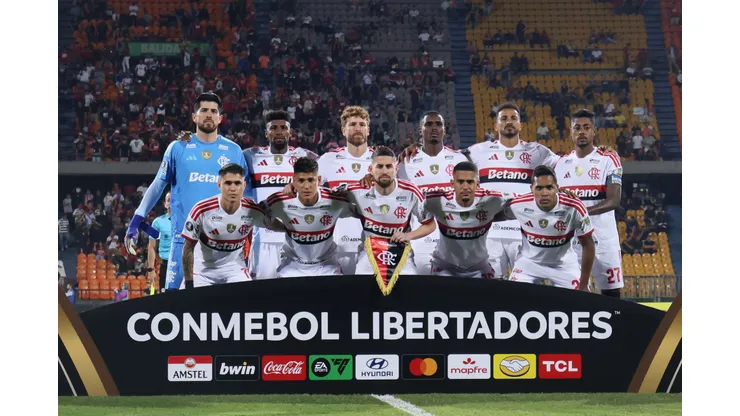 Os titulares do Flamengo para o jogo que não ocorreu.