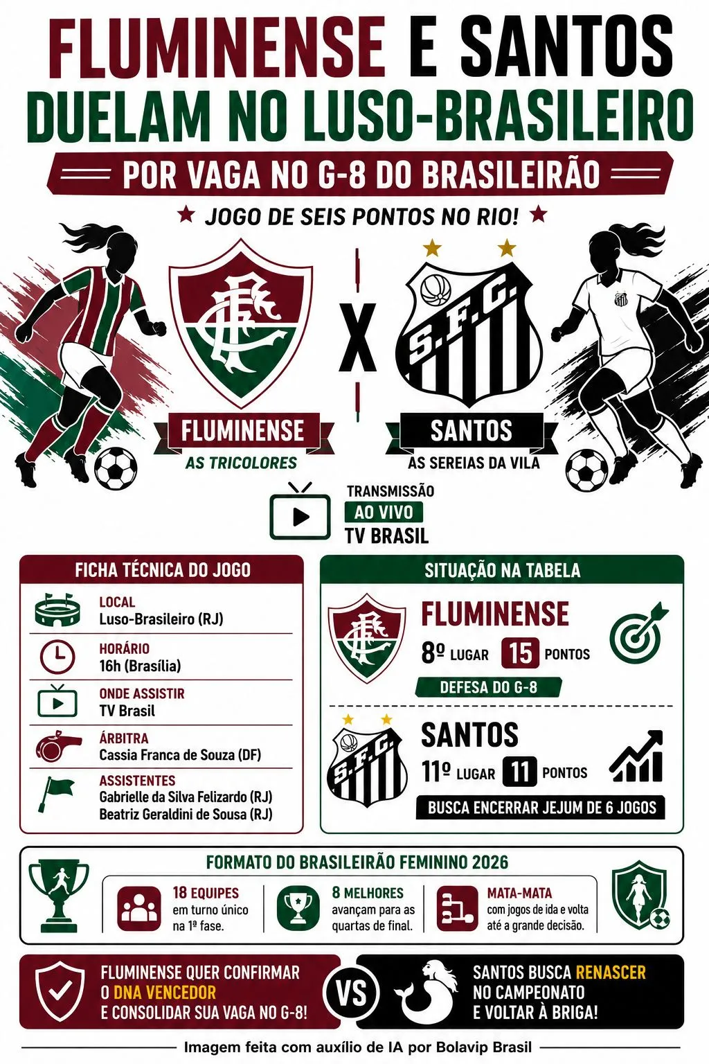 Infográfico gerado por Inteligência Artificial/Bolavip Brasil