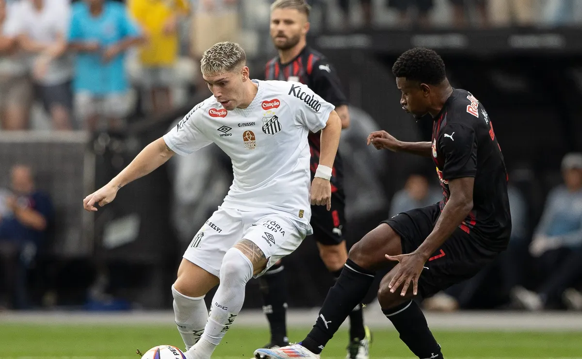 Santos x Bragantino: onde assistir ao vivo, horário e escalações do jogo deste domingo