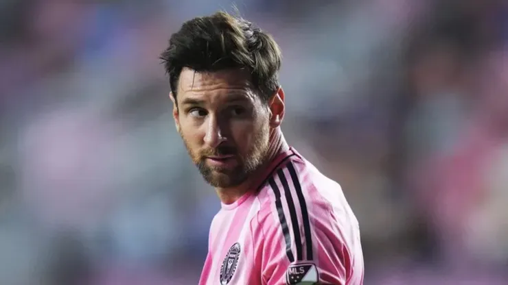 Lionel Messi em ação pelo Inter Miami.