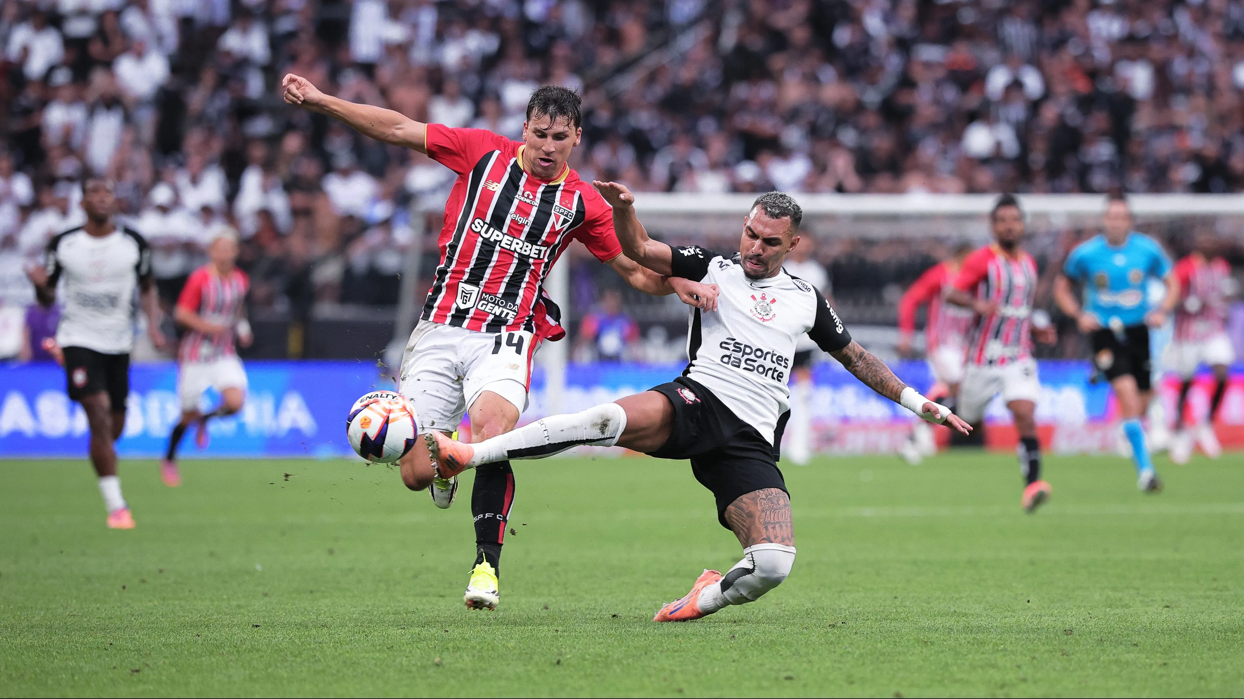 Corinthians x São Paulo. Foto: Ettore Chiereguini/AGIF