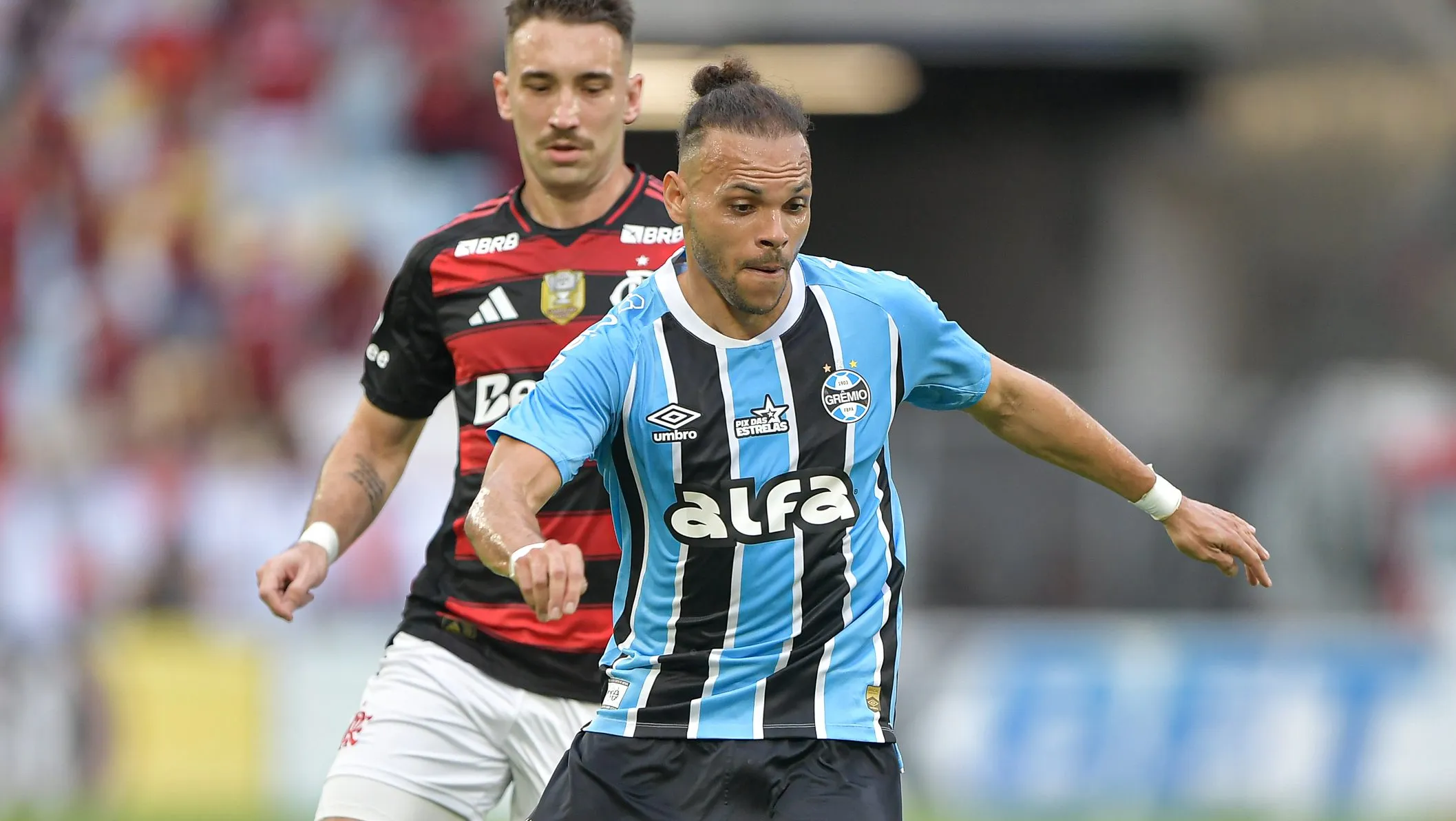 Grêmio x Flamengo. Foto: Thiago Ribeiro/AGIF