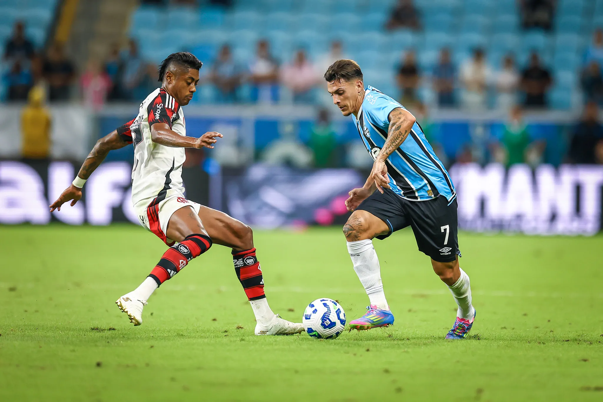 Último duelo na Arena não trás boas lembranças: Grêmio 0x2 Flamengo – Foto: Lucas Uebel/Grêmio FBPA