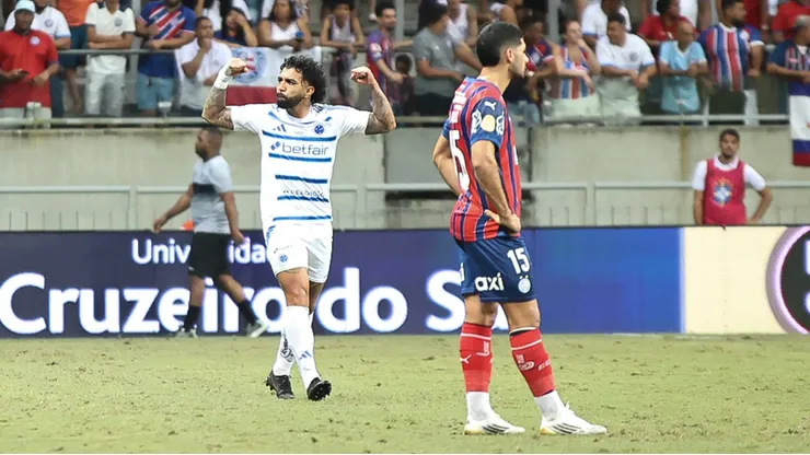 Gabriel Barbosa na Fonte Nova. Foto: Marcio Jose/AGIF