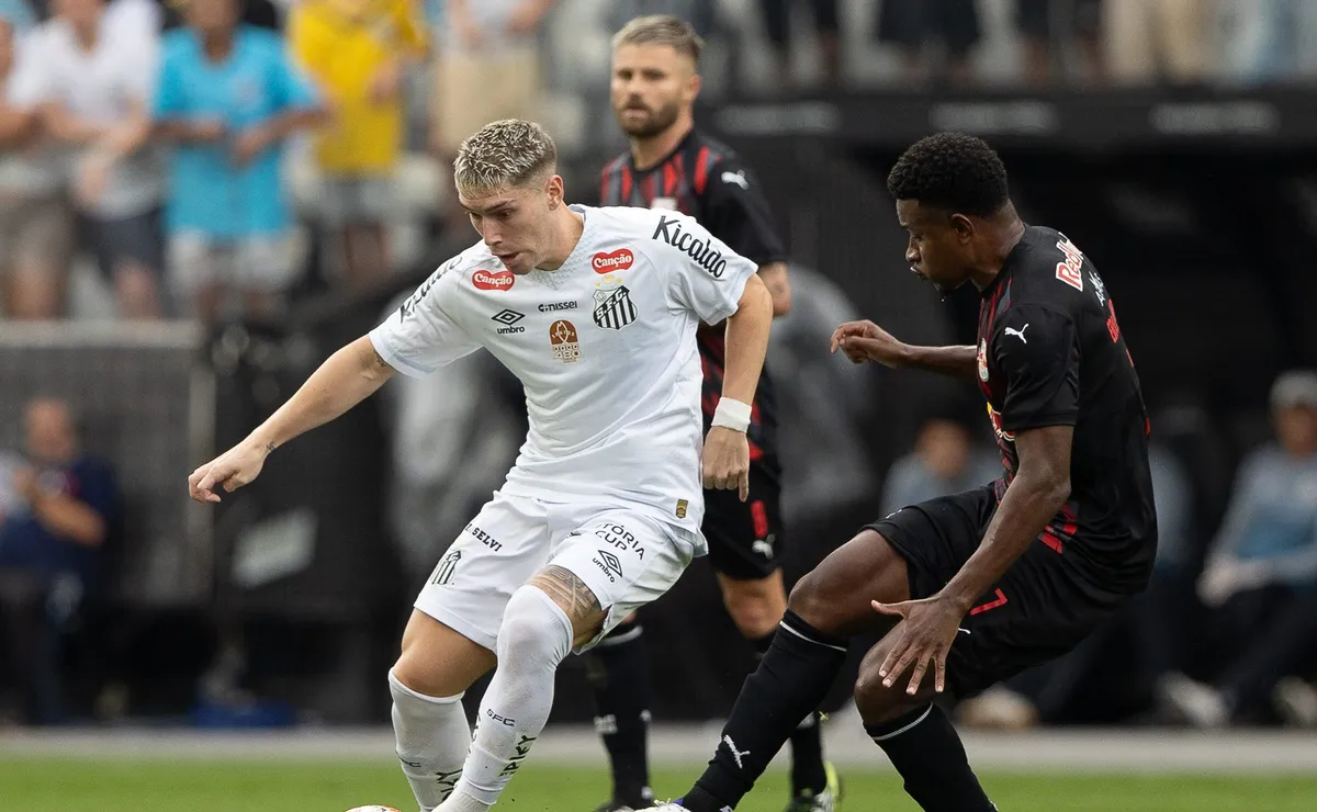 Santos e Red Bull Bragantino têm retrospecto equilibrado antes de duelo pelo Brasileirão