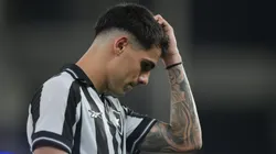 Villalba jogador do Botafogo durante partida contra o Flamengo no estadio Engenhao pelo campeonato Carioca 2026. Foto: Thiago Ribeiro/AGIF