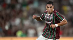 RJ - RIO DE JANEIRO - 09/05/2026 - BRASILEIRO A 2026, FLUMINENSE X VITORIA - Kevin Serna jogador do Fluminense comemora seu gol durante partida contra o Vitoria no estadio Maracana pelo campeonato Brasileiro A 2026. Foto: Jorge Rodrigues/AGIF