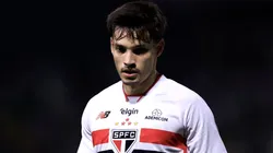 Bobadilla jogador do São Paulo durante partida contra o Palmeiras no estadio Arena Barueri pelo campeonato Paulista 2026. Foto: Marcello Zambrana/AGIF