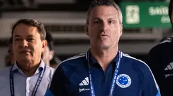 Spindel reclama da arbitragem e fala de Matheus Henrique. Foto: Gustavo Aleixo/Cruzeiro
