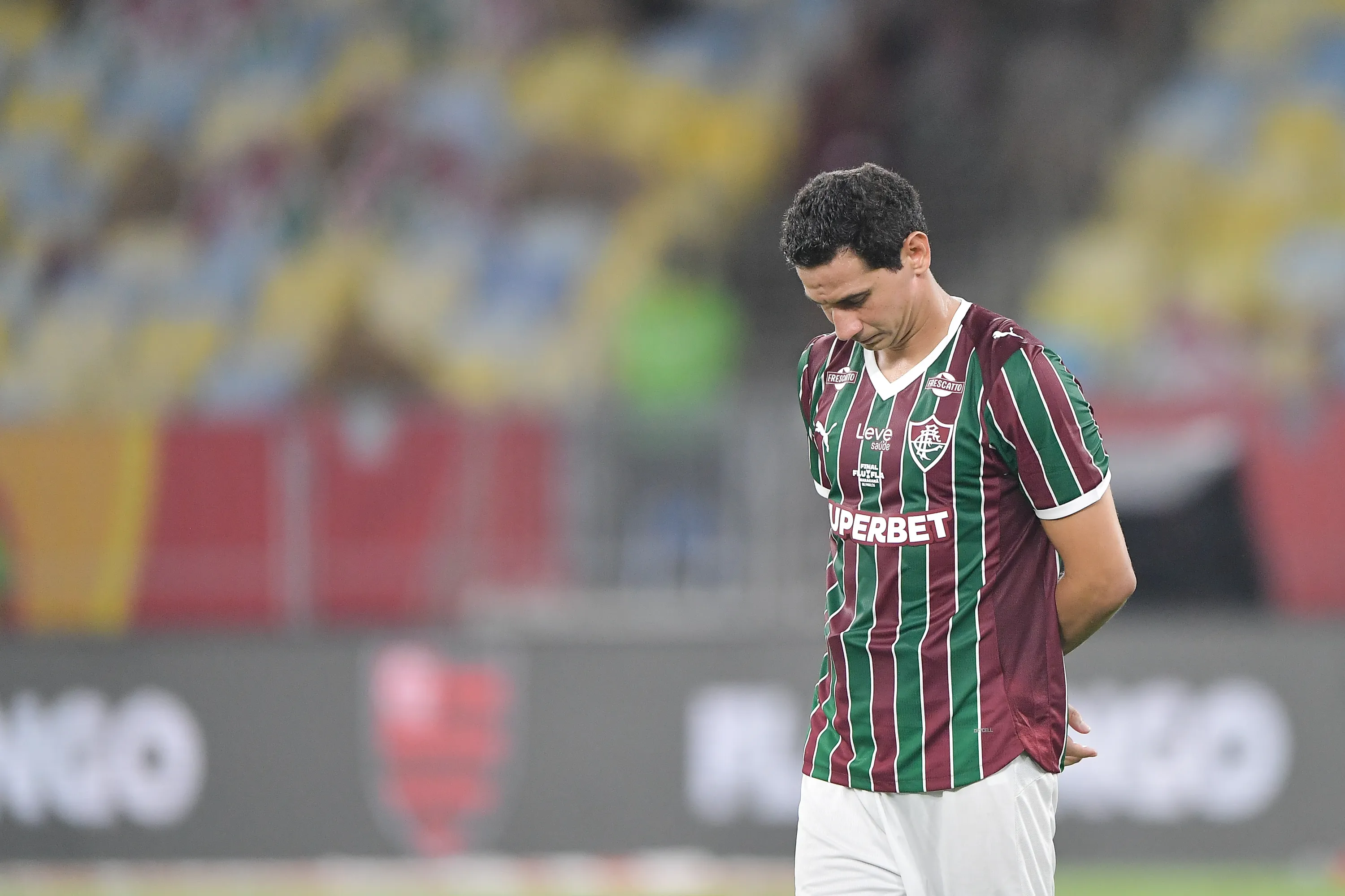 RJ – RIO DE JANEIRO – 08/03/2026 – CARIOCA 2026, FLUMINENSE X FLAMENGO – Ganso jogador do Fluminense durante partida contra o Flamengo no estadio Maracana pelo campeonato Carioca 2026. Foto: Thiago Ribeiro/AGIF