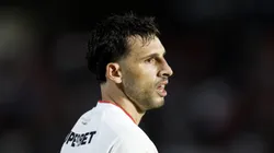 Calleri durante partida do SPFC em Bragança Paulista contra o Bahia