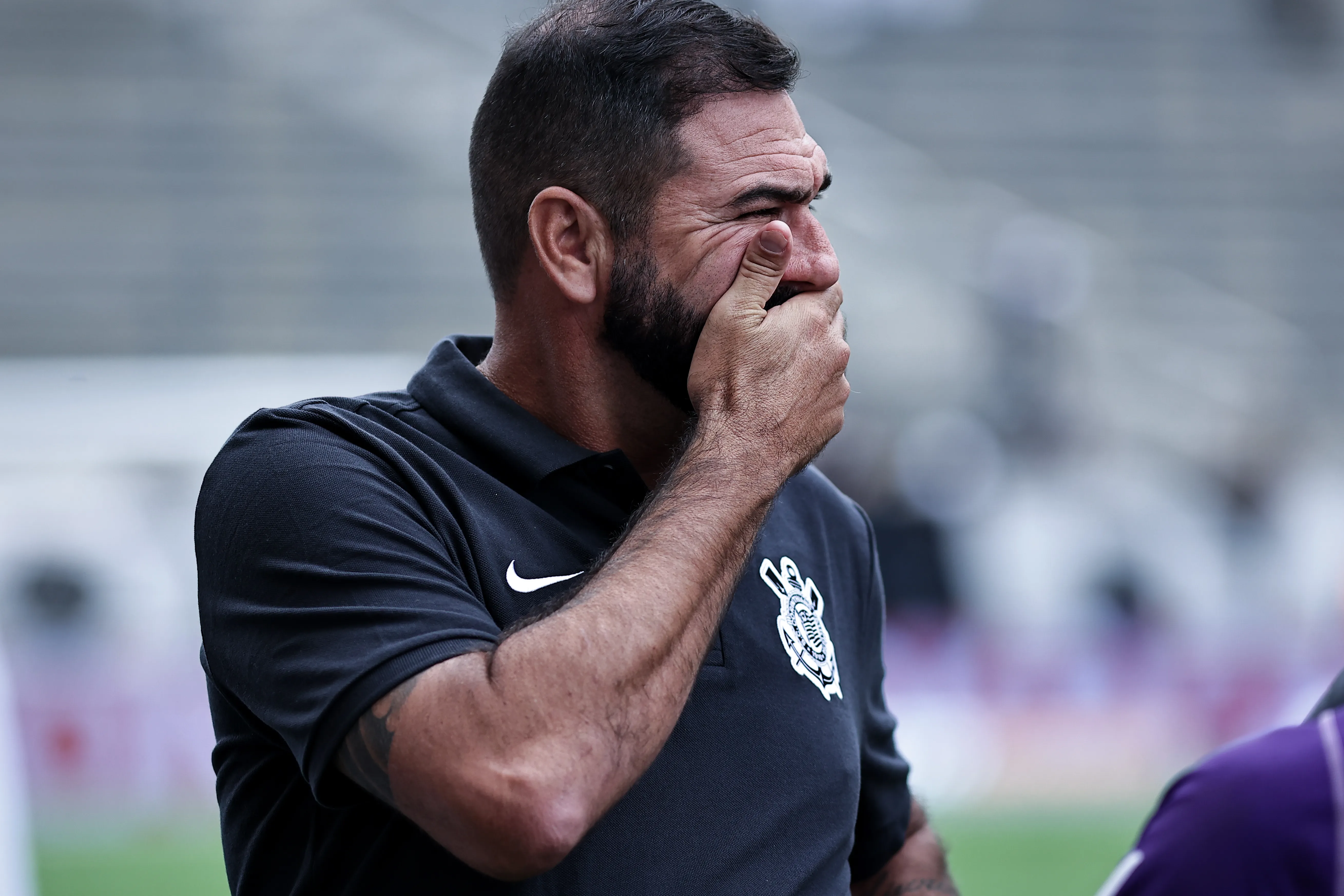 SP – SAO PAULO – 25/01/2024 – COPA SAO PAULO 2024, CORINTHIANS X CRUZEIRO – Danilo tecnico do Corinthians antes da partida contra o Cruzeiro no estadio Arena Corinthians pelo campeonato Copa Sao Paulo 2024. Foto: Fabio Giannelli/AGIF